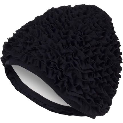 Fashy Women'S Frill Swim Cap One Size Black