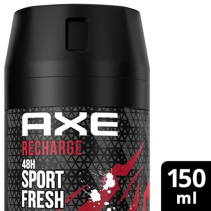 Axe Bodyspray Recharge Sport Fresh Deodorant Without Aluminum 150Ml