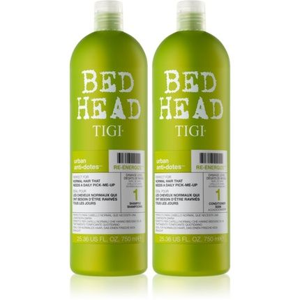Tigi Bed Head Urban Antidotes Re-Energize Shampoo & Conditioner For Normal Hair