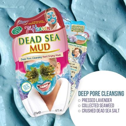 7Th Heaven Dead Sea Mud Hard Drying Face Mask With Lavender To Cleanse Pores
