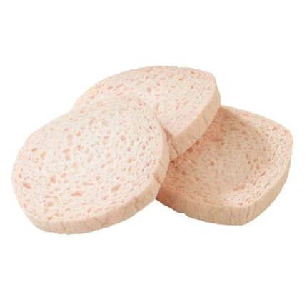 Sibel Makeup Removal Sponge Hard 3 Pieces