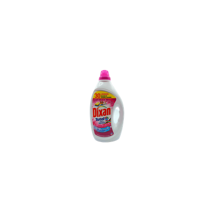 Dixan Gel Detergent 30 Dose 1350 Liters Gel Total Color 3+1
