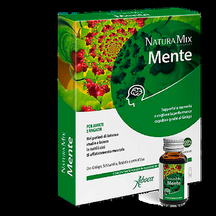 Natura Mix Advanced Mente Aboca 10 Vials 15G