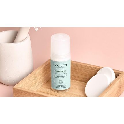 Melvita Roll-On Deodorant Les Essentiels Longlasting Protection