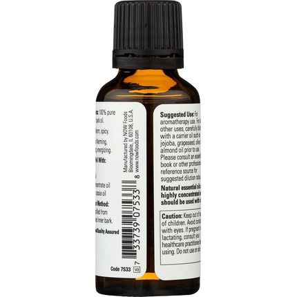 Now Foods Cinnamon Bark Essential Oil 30Ml