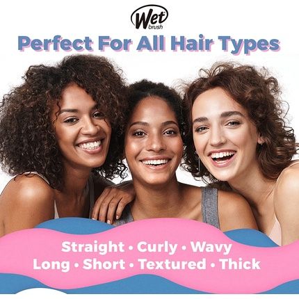 Wet Brush Go Green Treatment And Shine Brush With Coconut Oil For Unisex Coral - Image 3