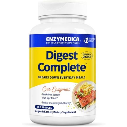 Enzymedica Digest Complete Digestive Enzyme Formula 30 Capsules