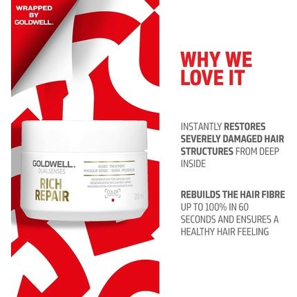 Goldwell Dualsenses Rich Repair Gift Set With Shampoo 250Ml And Rich Repair 60Sec - Image 3