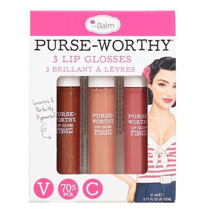 Thebalm Purseworthy Lip Gloss Set 3 Piece