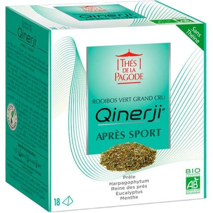 Rooibos Pagoda Teas Green Qinerji After Sport Organic 18 Bags