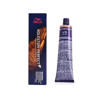 Wella Koleston Perfect Me 874 Deep Browns 60Ml Hair Color