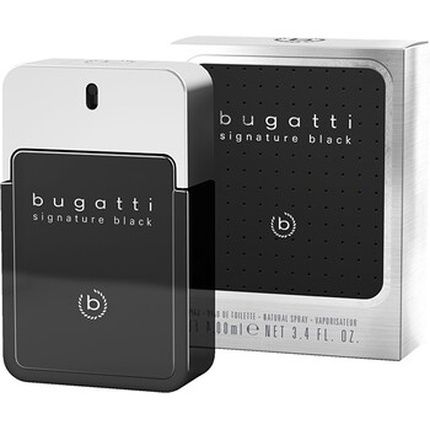 Bugatti Signature Black Men'S Perfume 100Ml - Fresh Woody Eau De Toilette For Every Occasion