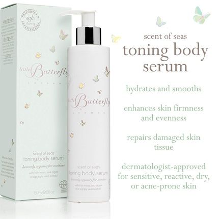 Little Butterfly London Scent Of Seas Toning Body Serum For Moms Restores Lost Elasticity With Natural Ingredients