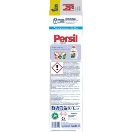 Persil Color Powder Deep Clean Laundry Detergent 90 Washes - Image 3