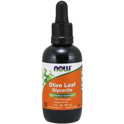 Now Foods Olive Leaf Glycerite 60Ml