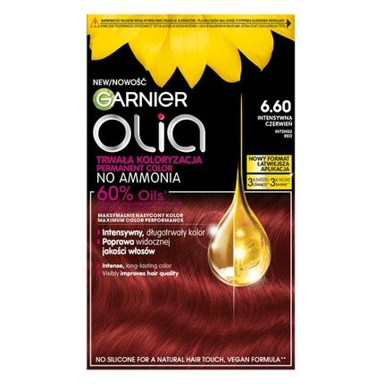 Garnier Olia Hair Color 660 Intense Red