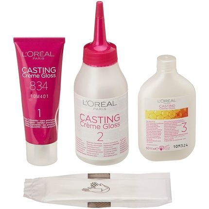 L'Oreal Paris Casting Creme Gloss Hair Color 834 Amber Blonde 125G - Image 3
