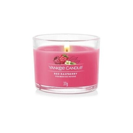 Yankee Candle Red Raspberry Glass Votive 37G