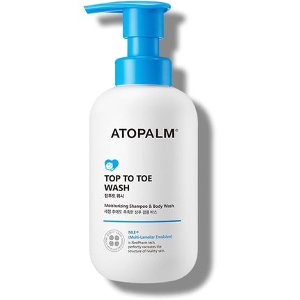 Atopalm Top To Toe Baby Wash & Shampoo Sulfate-Free Ph Balanced 10.1 Fl Oz 300Ml