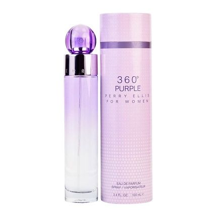 Perry Ellis 360 Purple For Women Eau De Parfum Spray 3.4 Fl Oz