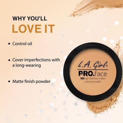 La Girl Pro Face High Definition Matte Powder 10 Classic Tan