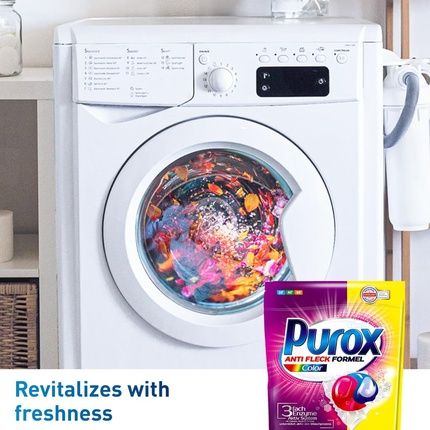 Purox Color Wash Caps 40 Wash Loads 2 Chambers - Image 3