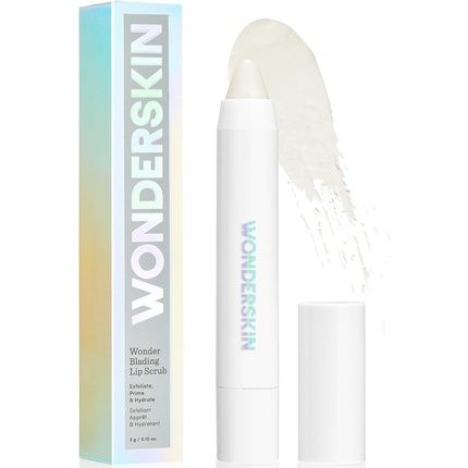 Wonderskin 3-In-1 Lip Scrub Exfoliator Moisturizer Balm