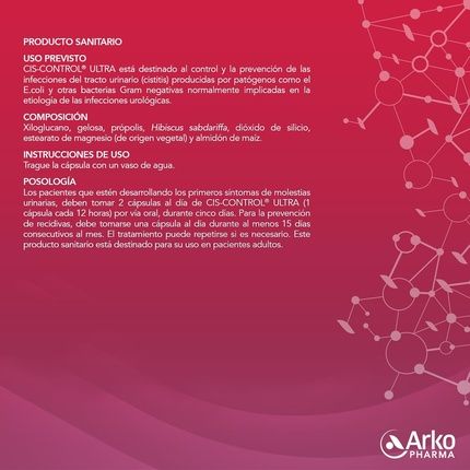 Arkopharma Ciscontrol Ultra Capsules Relieve And Prevent Infections