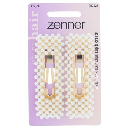 Zenner Hair Clip With Pearls