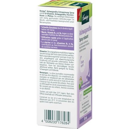 Kneipp Ashwagandha Relaxation Spray For Inner Harmony
