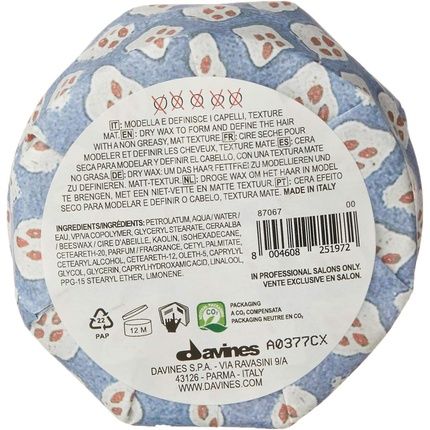 Davines More Inside This Is A Strong Dry Wax 75Ml - Image 3