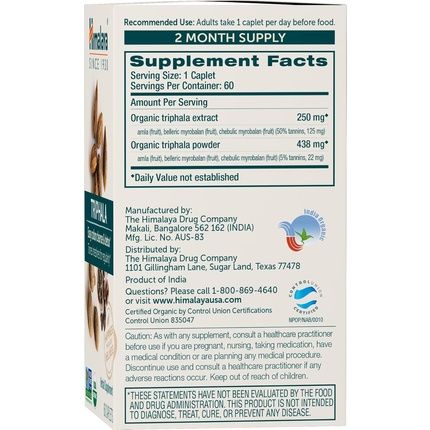 Himalaya Organic Triphala Colon Cleanse And Digestive Supplement