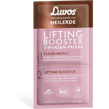 Luvos Lifting Booster Lifting Cream Clean Mask Face Cleansing Mask With Instant Effect 1X9.5Ml