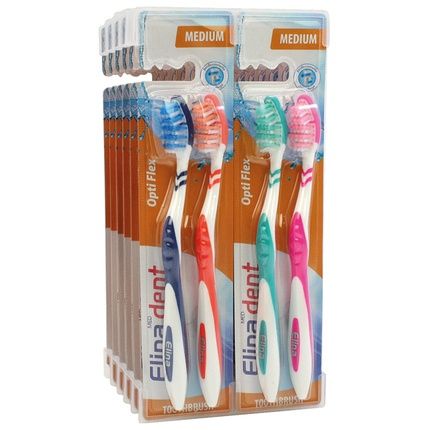 Elina Toothbrush Elina 2Pcs Flexident On Card