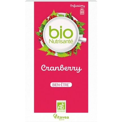 Nutrisante Organic Infusion Cranberry 20 Sachets