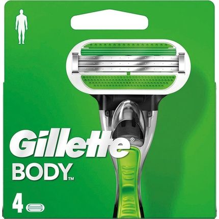 Gillette Body 4Pc Blades Shaving Blades For Body Grooming