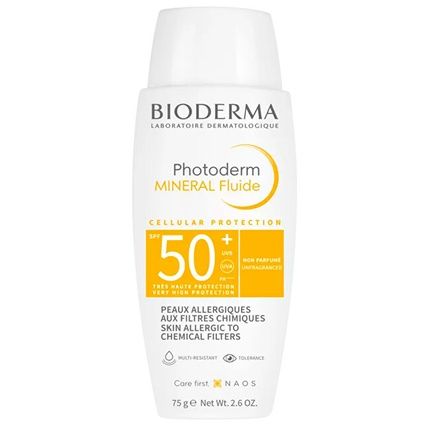 Bioderma Mineral Sunscreen Fluid Spf 50 75G