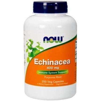 Now Foods Echinacea, 250 Caps / 400 Mg Multi-Pack