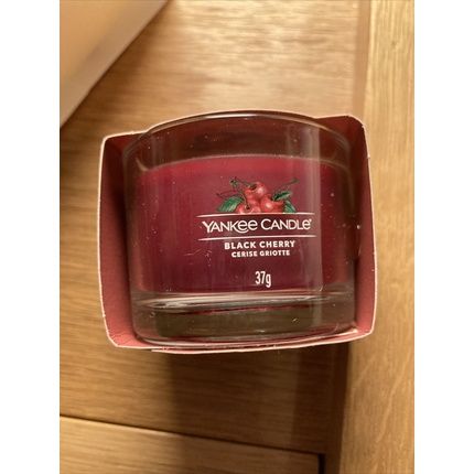 Mixed Lot Glass Candle X2 Yankee Black Cherry 37G + Aromaworks 75G