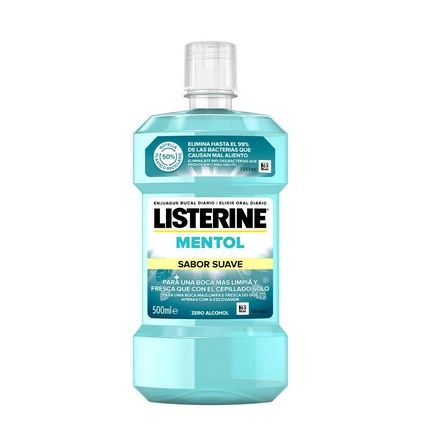 Listerine Zero Alcohol Mouthwash Soft Mint 500Ml