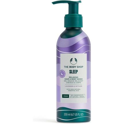 The Body Shop Sleep Relaxing And Body Wash With Lavender And Vetiver Essential Oils