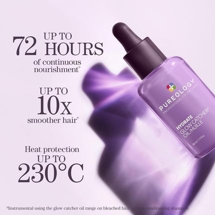 Pureology Hydrate Glow Catcher Oil Hydrating & Anti-Frizz 50Ml