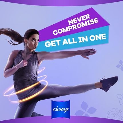 Always All In One Ultra Thin Night Pads With Wings 12 Count - Image 3