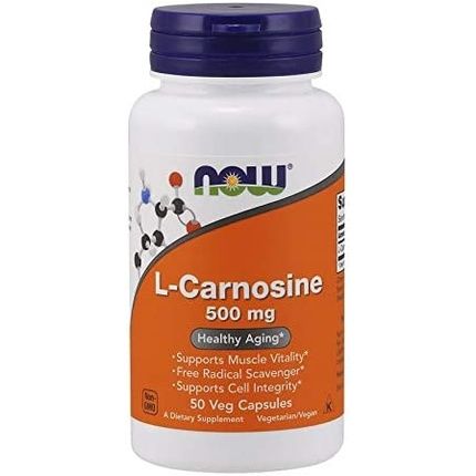 Now Foods L-Carnosine 500Mg 50 Vcaps