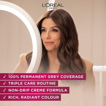 L'Oreal Paris Excellence Creme Permanent Hair Dye 5.5 Natural Mahogany Brown 1 Count