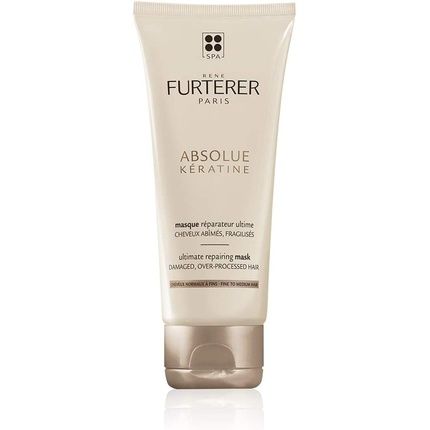 Rene Furterer Absolue Keratine Ultimate Repairing Mask For Damaged Over-Processed Hair 100Ml - Fine To Medium Hair