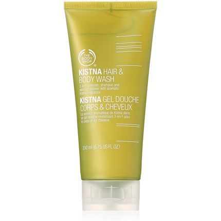 Kistna Hair & Body Wash For Men 3-In-1 Cleanser Shampoo And Skin Conditioner With Kistna Fragrance 200Ml