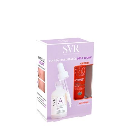 Svr [A] Ampoule Lift 30Ml + Sun Secure Blur Without Perfume Spf50+ 15Ml