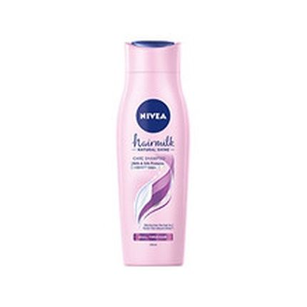 Nivea Caring Shampoo With Milk And Silk Proteins For Glossy Hair Without Shine 250 Ml
