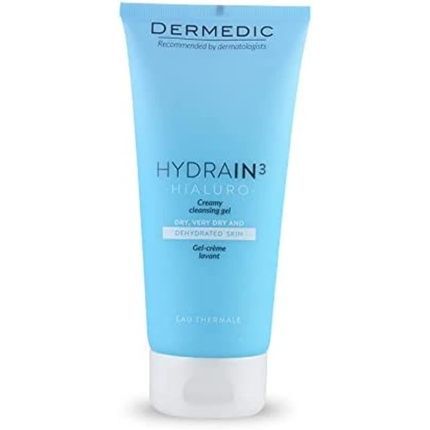Dermedic Hydrain 3 Hialuro Creamy Face Wash 200Ml - Image 3